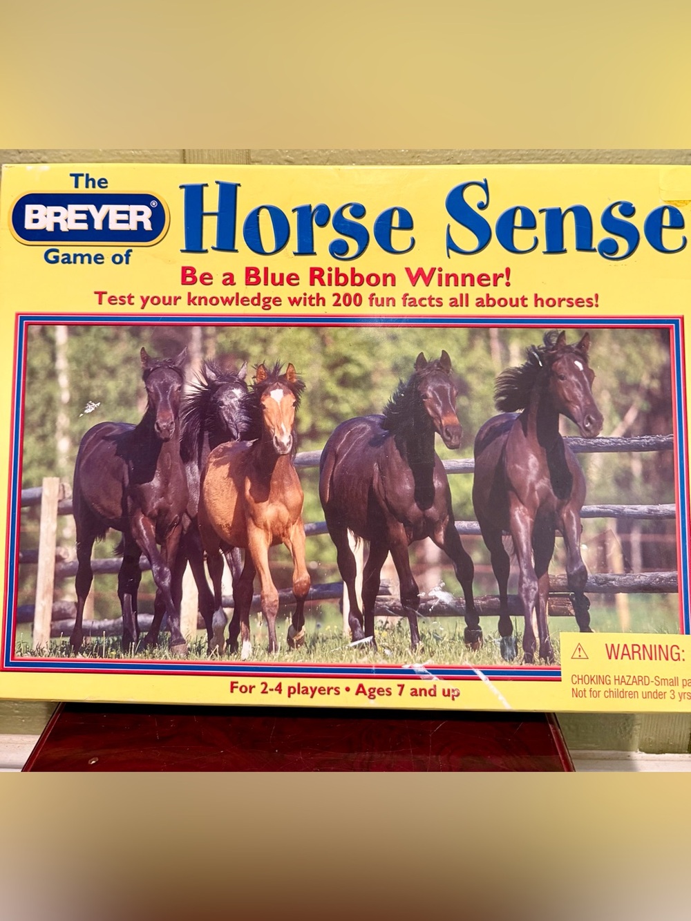 Breyer Horse Sense Board Game – Complete – Never Played – 2001 Edition